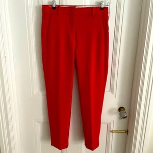 JCrew High Rise Cameron in red